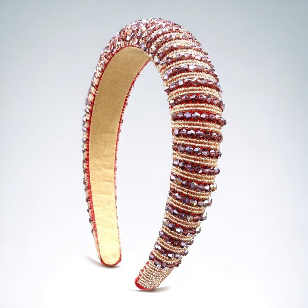 Burgundy Luxury Statement Headband